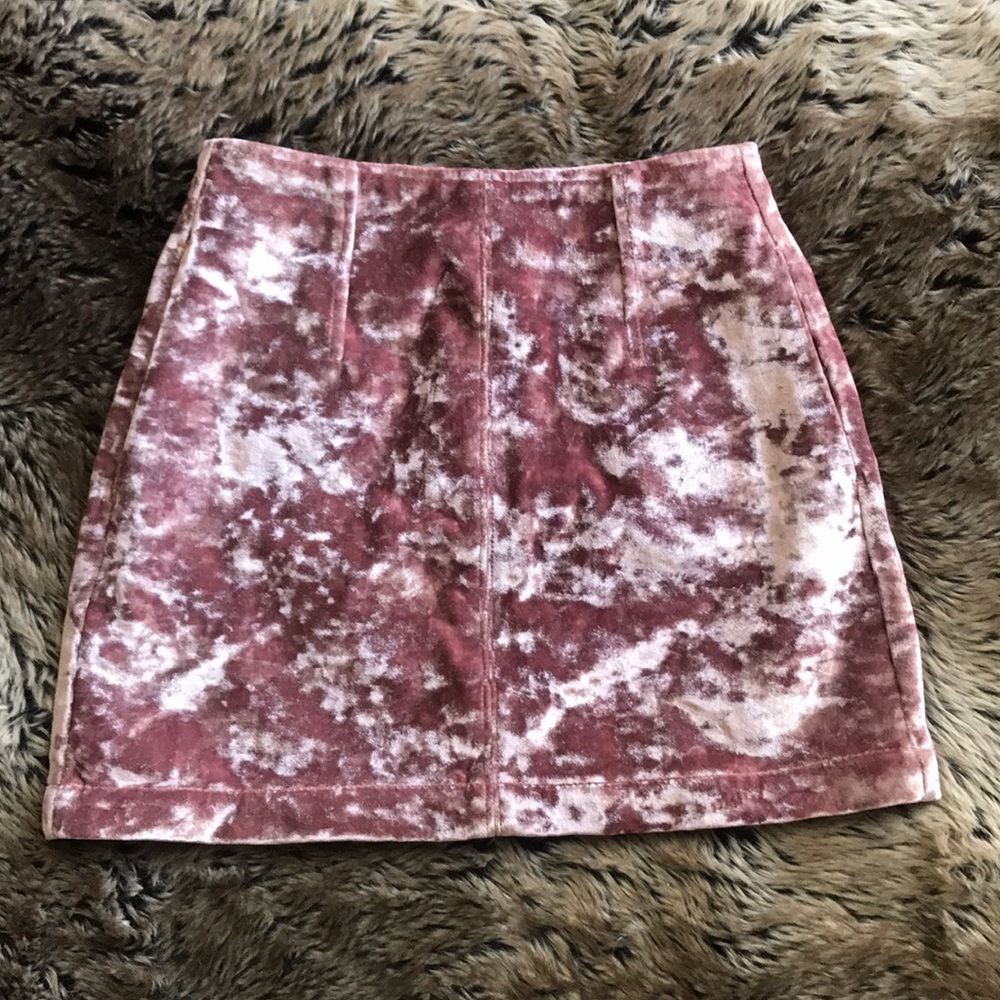 Pink Velvet Skirt (Never Before Worn!!!!)